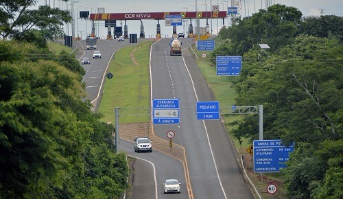 Pedágio na BR-163 - Foto: Paulo Ribas / Correio do Estado