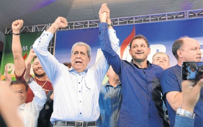 André e Waldeli estarão juntos no primeiro encontro regional da disputa eleitoral - Foto: Gerson Oliveira / Correio do Estado
