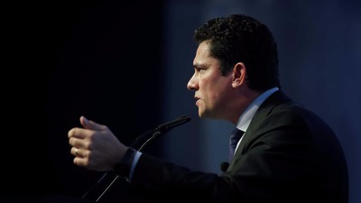 'Não sou e nem serei presidente', diz Moro durante evento em SP © Rafael Marchante / Reuters