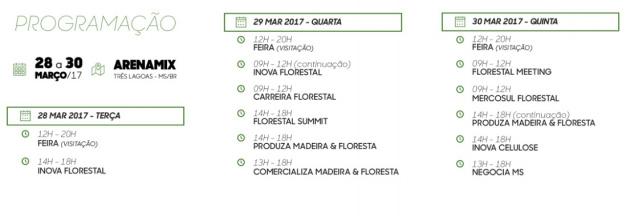 Feira Florestal deve movimentar R$ 60 milhões em Três Lagoas Feira Florestal deve movimentar R$ 60 milhões em Três Lagoas