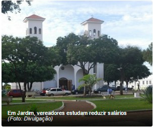 Vereadores de Jardim estudam igualar salário ao dos professores