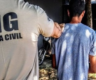 Homem tenta matar ex atropelada e acaba preso Divulgação Polícia Civil