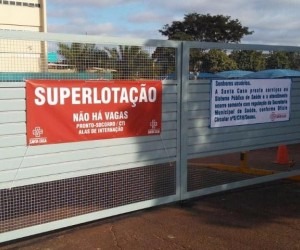 Restrição no atendimento que Santa Casa determinou - Foto: Whatsapp/Correio do Estado
