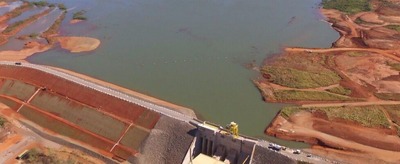 PCH Verde 4A, da Brookfield Energias Renováveis, está sendo construída em Água Clara (Foto: Seta Engenharia/Divulgação)
