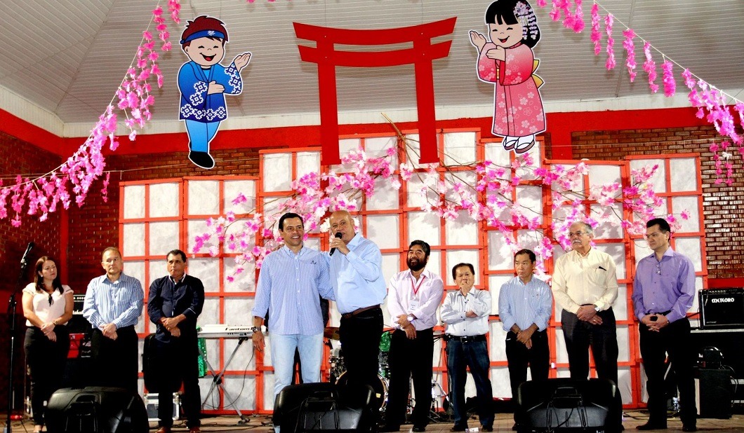 Na abertura do 35° Bon Odori, Governo inaugura quadra poliesportiva na Associação Nipo Na abertura do 35° Bon Odori, Governo inaugura quadra poliesportiva na Associação Nipo
