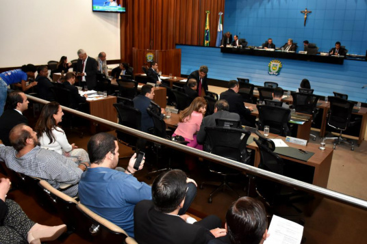 Na sessão desta quinta, parlamentares devem votar três propostas A votação e a apreciação dos projetos ocorrem durante a Ordem do Dia
Foto: Roberto Higa AL/MS
